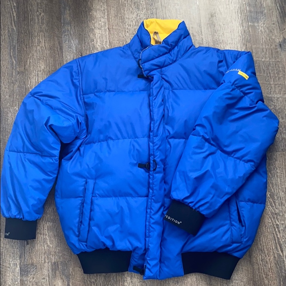 Robert Comstock Reversible Down Winter Jacket - image 1